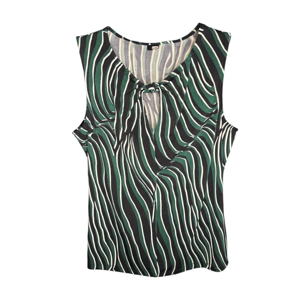 Nine‎ West Sleeveless Abstract Print Blouse Size Small